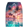 thumbnail image 6 of DIOAZUD 9 Inch Swim Trunks Men Quick Dry Beach Shorts with Liner Lightweight Hawaiian Bathing Suits Summer Vacation Swimwear with Pockets, 6 of 9