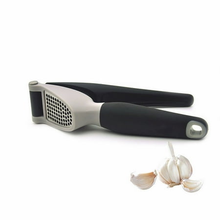 

totil Garlic Press Garlic Premium Garlic Mincer With Ergonomic Grip Handle Garlic Presser Crusher and Peeler Set Sturdy for & and Dishwash