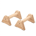 thumbnail image 3 of Push-Up Stand Wood Pushup Bars Non-Slip Base Exercise Home Workout Equipment Handle Stands for Strength Training 40CM, 3 of 4