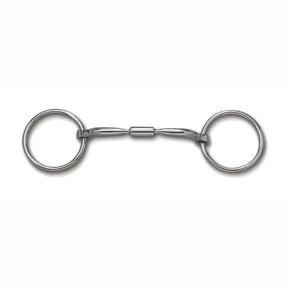 Myler MB 02 Comfort Snaffle Horse Bit - Sweet Iron with Copper Inlay - Dressage Legal Level 1