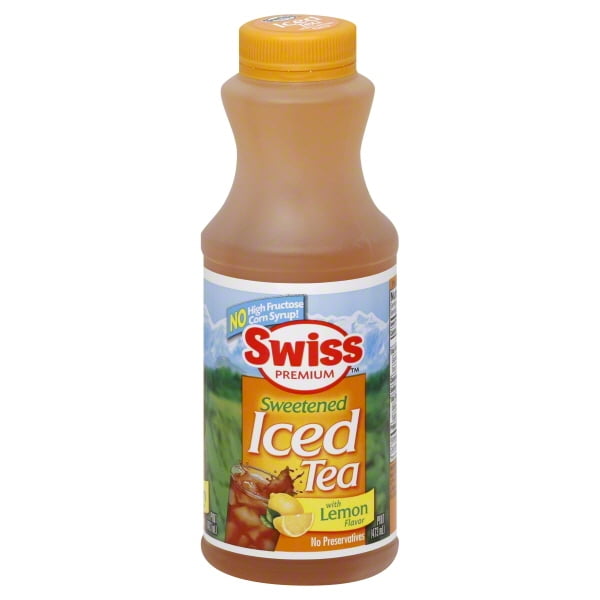 Swiss Premium Sweetened Ice Tea with Lemon, 1 Pint