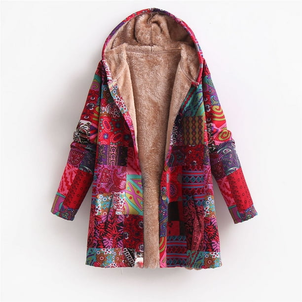 Chaquetas y abrigos casuales de manga larga sin capucha para mujer, sudaderas con capucha estampadas de algodón y lino para mujer, chaquetas de polar para otoño e invierno, sudaderas casuales con capu