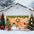 thumbnail image 5 of Christmas Decorations Christmas Garage Door Cover 7 X 9 Ft Wood Texture Board Door Cover Large Xmas Tree Snowman Yard Sign for Winter Indoor Outdoor Home Party D Ecor, Christmas Decor, 5 of 5