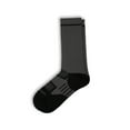 thumbnail image 4 of Wrangler Comfort Compression Crew Socks for Men, Size 6-12, White/Gray/Black, 3 Pairs, 4 of 10