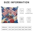 thumbnail image 6 of TIAOTIAOHOU 4th of July Throw Pillow Covers Set of 2 Mason Jars Truck Gnome Home of Decorative Pillow Covers Cushion Case Patriotic Decortive for Sofa, 6 of 6