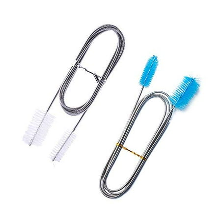 

Aquarium Tube Cleaning Brushes 2 Pack Fish Tank Pipe Cleaning Brushes Flexible Double Ended 61 Long for Home Kitchen Water Pipe Hose