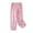 Z-Pink2, variant on WOYY Infant Girl's Fuzzy Pajama Pants Elastic Waist Fleece Sleep Pants Flannel Pyjama Bottoms
