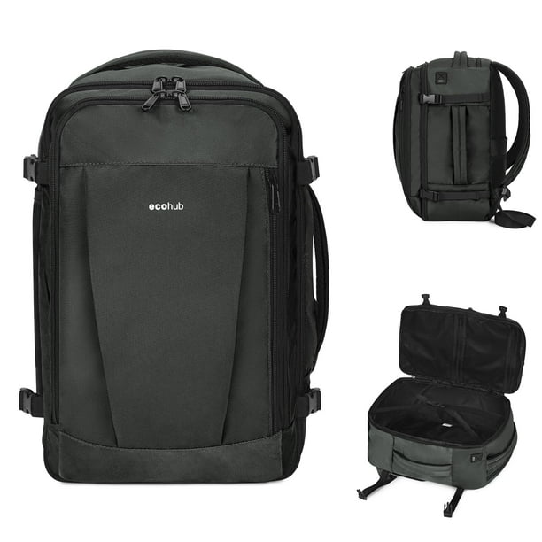 Mochila de viaje ECOHUB Spirit Airlines Carry On 30L gris