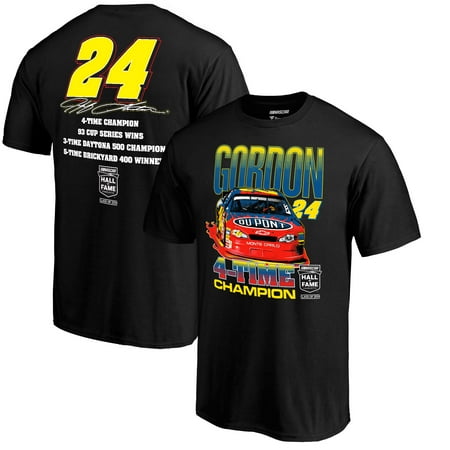 Jeff Gordon Fanatics Branded NASCAR Hall of Fame Class of 2019 Inductee T-Shirt - Black