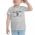 thumbnail image 3 of Player 3 Has Entered Funny Toddler T Shirts for Boys Girls (Gray, 2T), 3 of 5