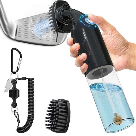 Cepillo limpiador eléctrico para palos de golf Kiss Core con depósito de 150 ml