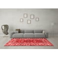thumbnail image 3 of Ahgly Company Indoor Round Persian Red Traditional Area Rugs, 5' Round, 3 of 4