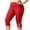 Red, variant on Vibrex Plus Size Women's High Waist Capri Yoga Pants, Solid Color Stretchy Athletic Workout Leggings, Casual Summer Bottoms for Women (Sizes L-6XL),Blue_L