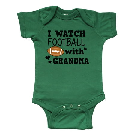 

Inktastic I Watch Football with My Grandma Gift Baby Boy Bodysuit