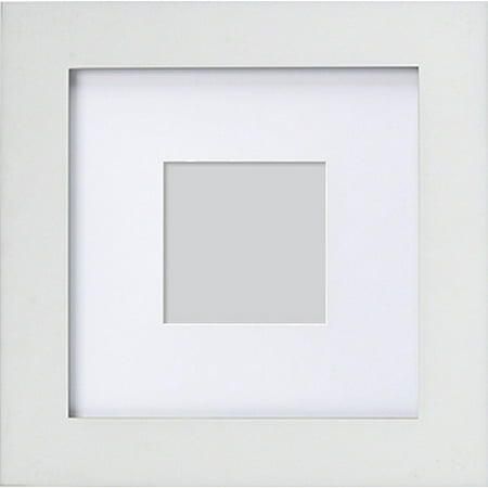 Mainstays 8 X Matted To 4 Flat Wide White Picture Frame