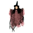 thumbnail image 6 of 3 Pieces Halloween Decoration Hanging Ghost, Witch Skeleton Windsock Pendant, Ghost Cute Flying Ghost Decor for Patio Lawn Garden Party and Holiday Decorations, 6 of 9