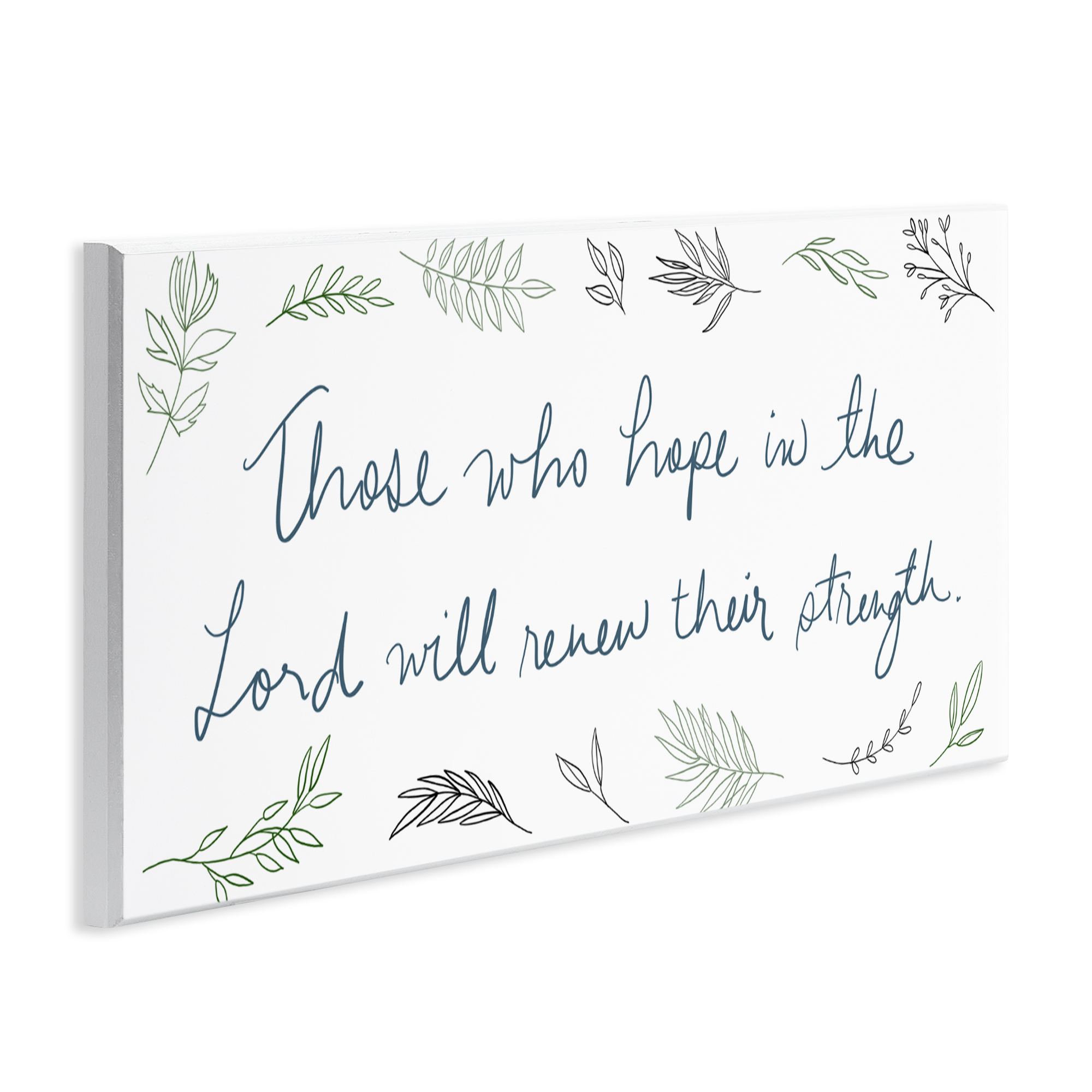 Stupell Industries Renew Their Strength Wall Plaque Art, design by SD Graphics Studio