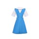 thumbnail image 2 of Bewildely Vestido de mezcla de algodón para mujer, uniforme de Cosplay, personaje de dibujos animados portátil para niña, disfraz escolar a la Juegos de imaginación SG, 2 of 6
