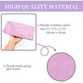 thumbnail image 2 of Korwex Window Cleaning Cloth, Glass Cleaning Cloth, Streaks & Scratches Free. (Purple Pack 2), 2 of 6