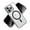 Black, variant on For Apple iPhone 15 Pro (6.1") MagSafe Compatible Integrated Technology Clean Transparent Hybrid Armor Frame Cover ,Xpm Phone Case [ Black ]