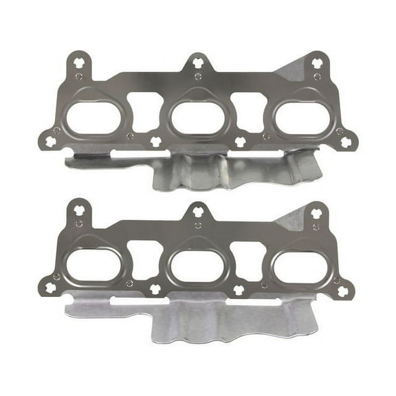 Exhaust Manifold Gasket Set - Compatible with 2009 - 2017 Chevy Traverse 3.6L V6 2010 2011 2012 2013 2014 2015 2016