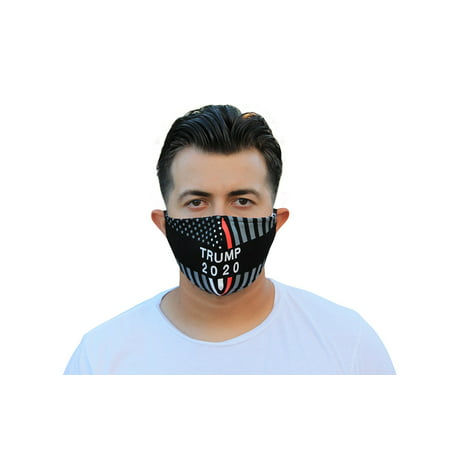 Trump 2020 Reusable and Washable Unisex Fashion Cloth Face Mask with Adjustable Straps