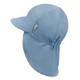 thumbnail image 5 of JAN & JUL Baby Sun-Hat with Neck Flap for Boys, Breathable Summer Cap for Swimming (Blue Grey, Size S: 3-6m), 5 of 7