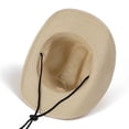thumbnail image 7 of Xfvqtps Straw Hats for Men Women Adjustable Strap Breathable Bucket Hat Wide Brim Sun Protection Summer Sun Hat, 7 of 7