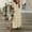 Beige, variant on Flowy Short Sleeve Maxi Dress,Womens Spring and Summer V-Neck Solid Casual Short Sleeved Long Dress Sky Blue XXL