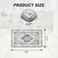 thumbnail image 2 of Anti Fatigue Kitchen Mats for Floor,17.3" x 29" Vintage Blue Cushioned Kitchen Rugs,Non-Slip Waterproof Kitchen Sink Standing Mat Wipe Clean for Kitchen,Laundry Floor, 2 of 6