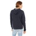 thumbnail image 2 of Bella + Canvas Unisex Poly-Cotton Fleece Full-Zip Hoodie, 2 of 3