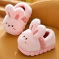 thumbnail image 2 of IROINNID Children's Winter Indoor Non Slip Slippers Girls/Boys Plush Soft Sole Cute Home Cotton Slippers, Size 15M-13Y, 2 of 9