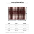 thumbnail image 2 of Horizontal Flannel Blanket Is Light Warm Soft Anti-Pilling Anti-Wrinkle Anti-Allergy And No Hair Loss For Bed And Sofa Camping Travel Crimson Modern Houndstooth Texture_1, 2 of 8