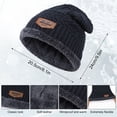 thumbnail image 5 of Bocaoying 5-Piece Winter Hat Scarf Gloves Set for Men and Women, Fleece Lined Beanie & Touchscreen Gloves with Warm Sock, Cold Weather Unisex Accessories, 5 of 7