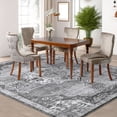 thumbnail image 3 of Garvee 8'x10' Vintage Area Rugs for Living Room, Washable Medallion Rugs Low Pile Non Slip Soft Indoor Rug Carpet for Bedroom Dining Room Office Home Decor, Gray, 3 of 9
