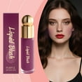 thumbnail image 4 of Liquid Blush, Long-lasting Liquid Blush, Natural Matte Velvet Finish, Buildable Cream Cheek Tint with High-Pigment Color, Weightless Blendable Formula for Natural Dewy Finish (Purple), 4 of 9
