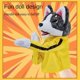 thumbnail image 4 of New Kung Fu Animal Toy Husky Gloves Doll Children's Game Plush Toys, 4 of 5