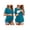 Blue Green, variant on Women Short Sleeve Nursing Shirts Soft Maternity Tops Double Layer Breastfeeding Blouse Round Neck Pregnancy Clothes