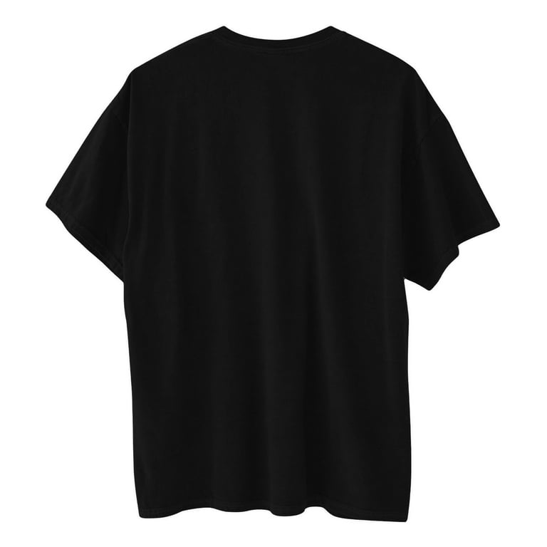 Leisure Summer M Oversized Sleeve Drop Tops Black Y2k Tops St. tklpehg Short Tee Womens Trendy Shoulder Patrick Shirt Loose Print Crewneck Shirts T Graphic