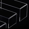 thumbnail image 2 of SASABAXI 3Pcs Acrylic U Shaped Display Riser for Retail Sneaker Shoe Storage Home Use, 2 of 8