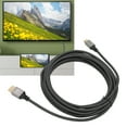 thumbnail image 3 of Cable de interfaz multimedia HD Cable macho a macho de interfaz multimedia HD tejido de alta velocidad 4K 60 Hz para monitor de TV de computadora, 3 of 8