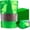Green, variant on 100 Pack Smell Proof Bags, Resealable Red Mylar Bags with Matte Window, Foil Pouch Stand Up Sealable Bags for Packaging, 5.51 × 7.87 Inch