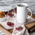 thumbnail image 5 of over&back Coupe Stoneware Pitcher - Elegant Water Pitcher for Home Decor and Beverages - Use as a Serving Pitcher or Decorative Vase - 42 Oz - Semi-Matte White, 5 of 7