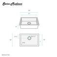 thumbnail image 3 of Rivage 23 x 18 Stainless Steel, Single Basin, Undermount Kitchen Sink, Gold, 3 of 10