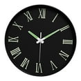 thumbnail image 3 of Reloj de pared que en la oscuridad, moderno, con números luminosos, decorativo, para dormitorio, oficina, cocina, regalo de inauguración de la Estilo E, 3 of 9