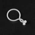 thumbnail image 3 of Twist Lock Cable Wire Ties Nylon U Shape Save Place 22mm Dia White 50 pcs, 3 of 4