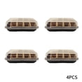 thumbnail image 1 of 4 bandejas de semillas de 12 agujeros, caja de siembra para cultivo de plantas, maceta de plástico transpirable para verduras, frutas, flores Noticed HA004287-00, 1 of 6