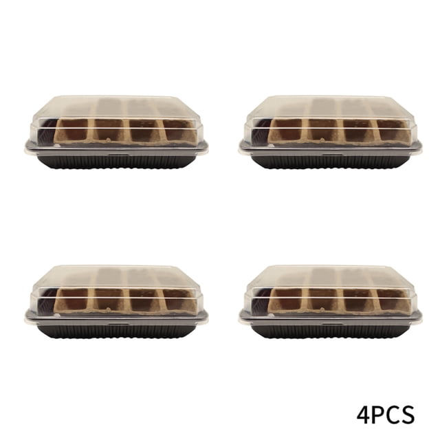 4 bandejas de semillas de 12 agujeros, caja de siembra para cultivo de plantas, maceta de plástico transpirable para verduras, frutas, flores Noticed HA004287-00