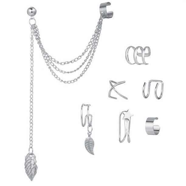 3 Unids/Set De Pendientes De Aleación De Moda Para Mujer Diamante Mariposa Hueco Joyería Perla Simplicidad