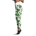 thumbnail image 4 of Tejiojio Fall Clearance Women High Waisted Leggings Women Tights St. Patrick's Day Print Tights Workout Yoga Pants, 4 of 9